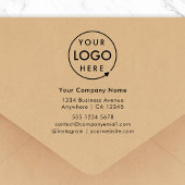 Company Details Stamp | Business Address Logo ラバースタンプ