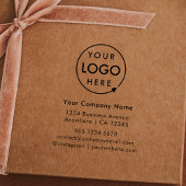 Company Details Stamp | Business Address Logo ラバースタンプ