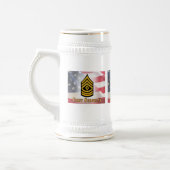Company First Sergeant Gift White Mug ビールジョッキ (左)