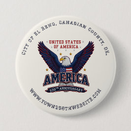 Company Giveaway Patriotic Custom Branding 缶バッジ