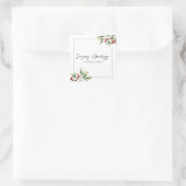 Company Holiday Party  スクエアシール (バッグ)