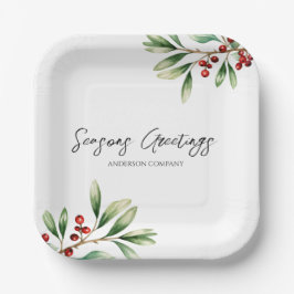 Company Holiday Party  ペーパープレート