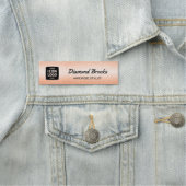 Company Logo Brushed Copper Professional ID  名札 (インサイチュ)