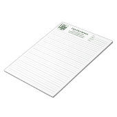 Company Logo College Rule Project Identifier ノートパッド (アングル)