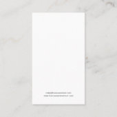 Company Logo Custom ロイヤリティカード (裏面)