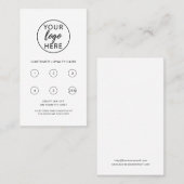 Company Logo Custom ロイヤリティカード (正面/裏面)