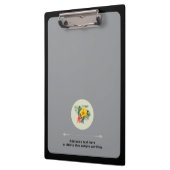 Company Logo Custom Text Gray Clipboard クリップボード (左)