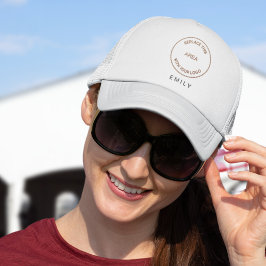 Company Logo Employee Name Business Event キャップ