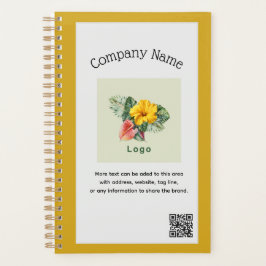 Company Logo Gift Merchandise QR code Planner プランナー手帳