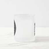 Company Logo Personalized Business Coffee フロストグラスマグカップ (中央)