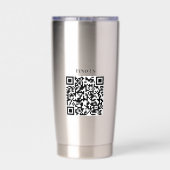 Company Logo Personalized Business Coffee 保温保冷タンブラー (背面)