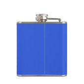 Company Logo Royal Blue Marketing Giveaway Flask フラスク (裏面)