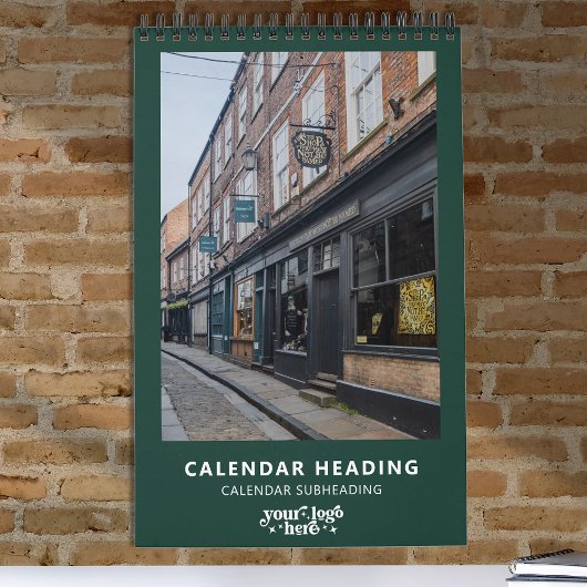 Company Logo Simple Modern Minimalist Promotional  カレンダー