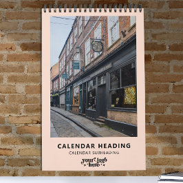 Company Logo Simple Modern Minimalist Promotional カレンダー