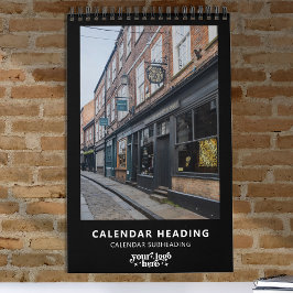 Company Logo Simple Modern Minimalist Promotional  カレンダー