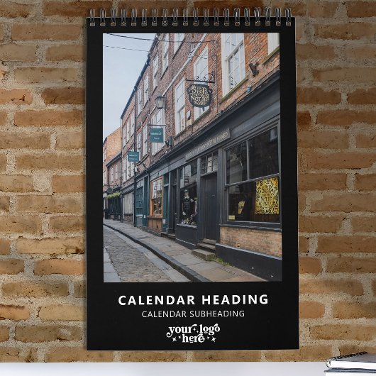 Company Logo Simple Modern Minimalist Promotional  カレンダー
