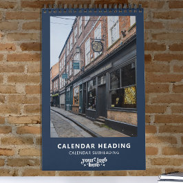 Company Logo Simple Modern Minimalist Promotional カレンダー