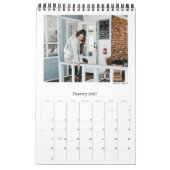 Company Logo Simple Modern Minimalist Promotional カレンダー (1月 2027)