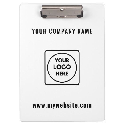 Company Logo Text Promo Pro clipboard クリップボード (正面)