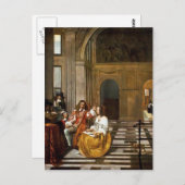 Company Making Music by Pieter de Hooch ポストカード (正面/裏面)