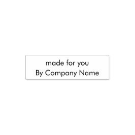 Company Name Business Templateによるあなたのための作品 セルフインキングスタンプ