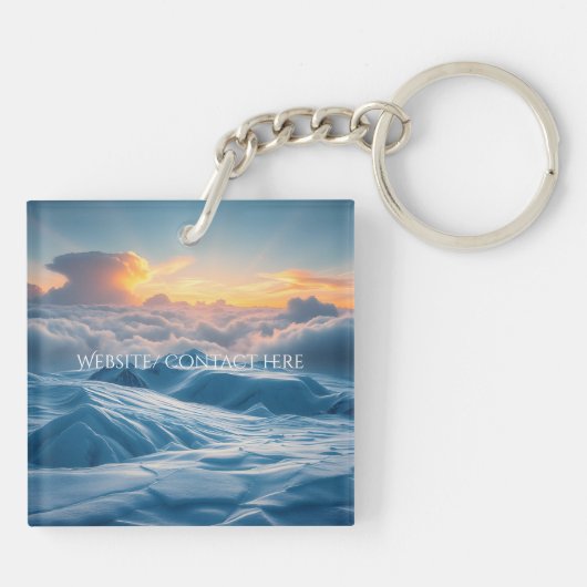 Company or personal  keychain キーホルダー (裏面)