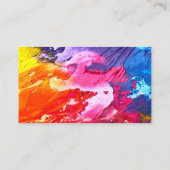 Company Photo Template Purple  名刺 (裏面)