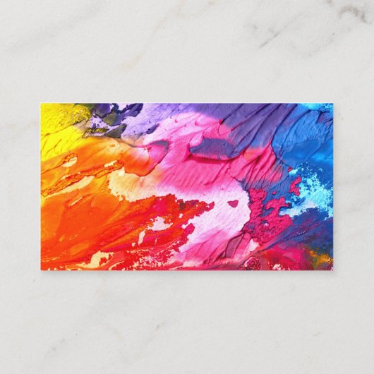 Company Photo Template Purple  名刺 (裏面)