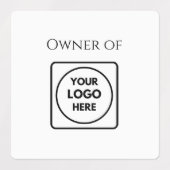 Company Property Logo | Business Asset Label ラベル (デザイン2)