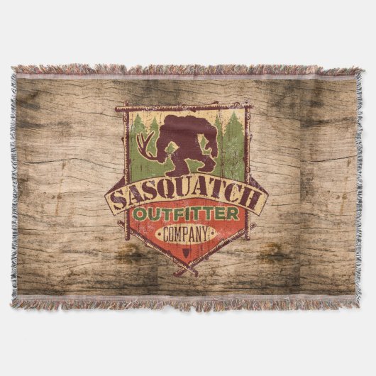 Company Sasquatch Outfitter毛布 スローブランケット (正面)