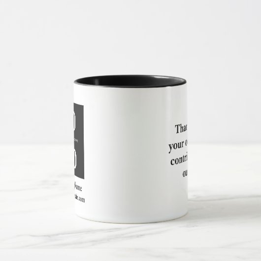 Company Souvenirs Personalized Custom マグカップ (中央)