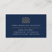 Company Stone Masonry QR Code  名刺 (正面)