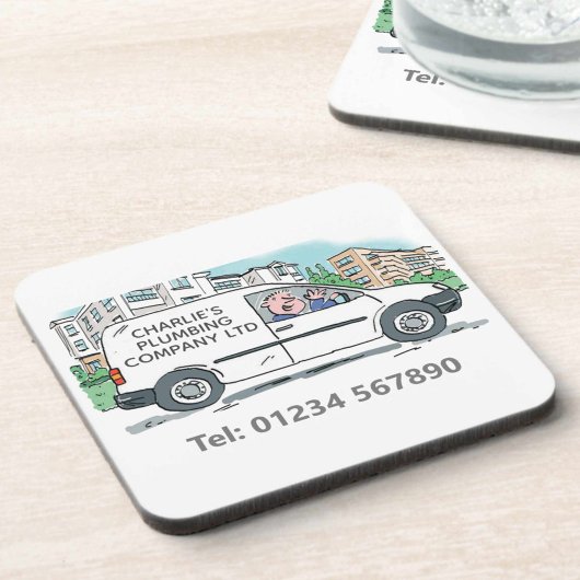 Company Vanに名前を付けたスモールビジネス コースター