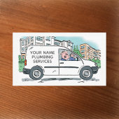 Company VanのPlumbingサービス 名刺