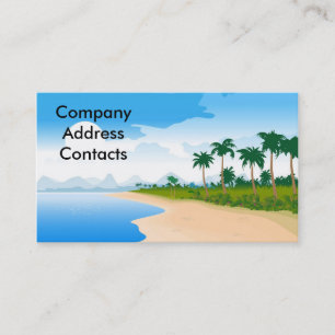 、CompanyAddressContacts beach_day 名刺