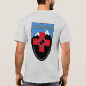 COMPASメンズTシャツ、利用できる多数色 Tシャツ (裏面)