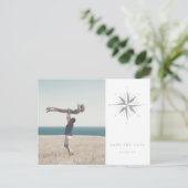 Compassのバラ航海の写真の日付の保存 ポストカード (スタンド正面)