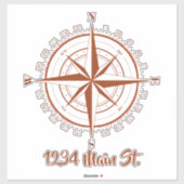 Compassメールボックスのシール シール (シート)