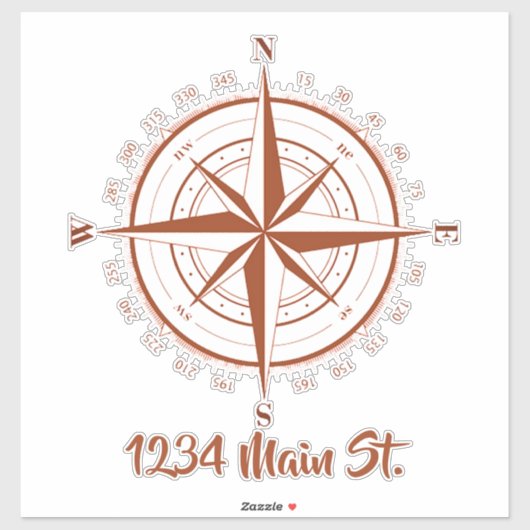 Compassメールボックスのシール シール (シート)