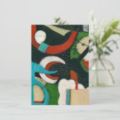 Compass At Night Greeting Card カード (スタンド正面)