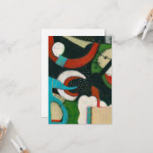 Compass At Night Greeting Card カード (正面/裏面インサイチュ)