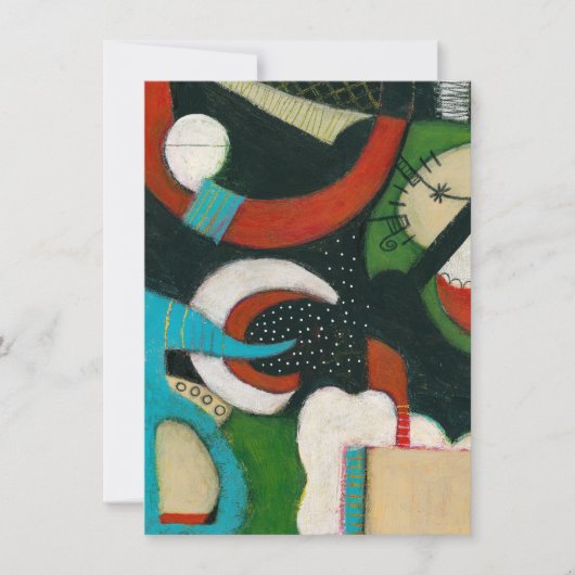 Compass At Night Greeting Card カード (正面)
