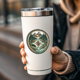 Compass Lake Vinyl Sticker | Die-Cut Sticker シール