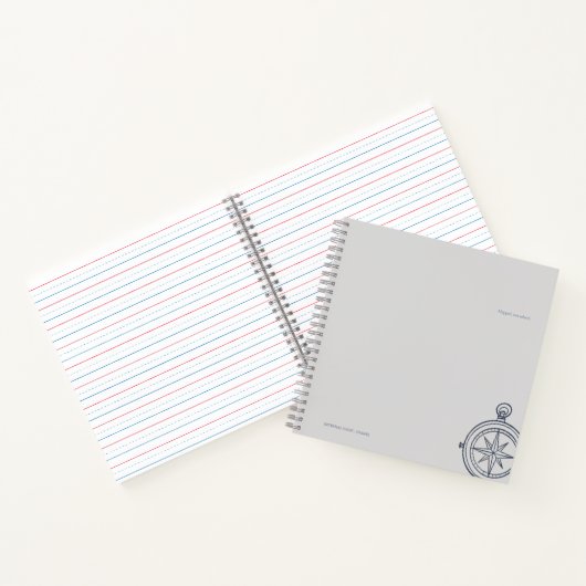 Compass-Midnight Cartographer  ノートブック (内部)