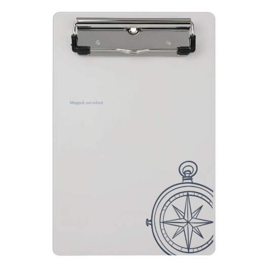 Compass-Midnight Cartographer- Clipboard ミニクリップボード (正面)
