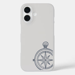 Compass- Midnight Cartographer- iPad/phone Cover iPhone 16ケース