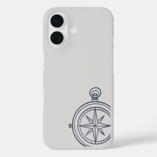 Compass- Midnight Cartographer- iPad/phone Cover Case-Mate iPhoneケース (裏面)