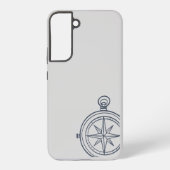 Compass- Midnight Cartographer- phone Cover Samsung Galaxyケース (裏面)