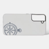 Compass- Midnight Cartographer- phone Cover Samsung Galaxyケース (裏面横)