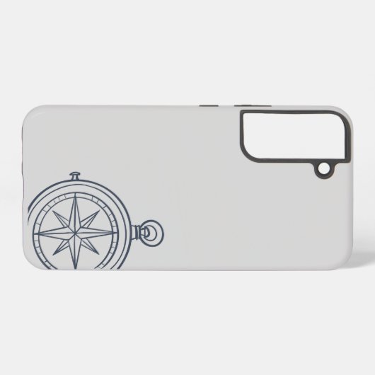 Compass- Midnight Cartographer- phone Cover Samsung Galaxyケース (裏面横)